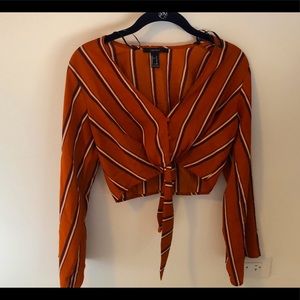 A cropped top from f21.